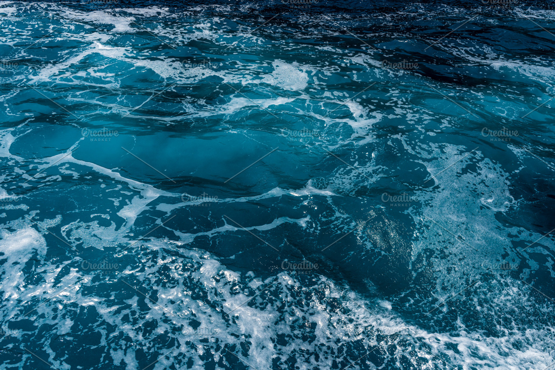 Deep blue sea water, a Nature Photo by ChristianThür Photography