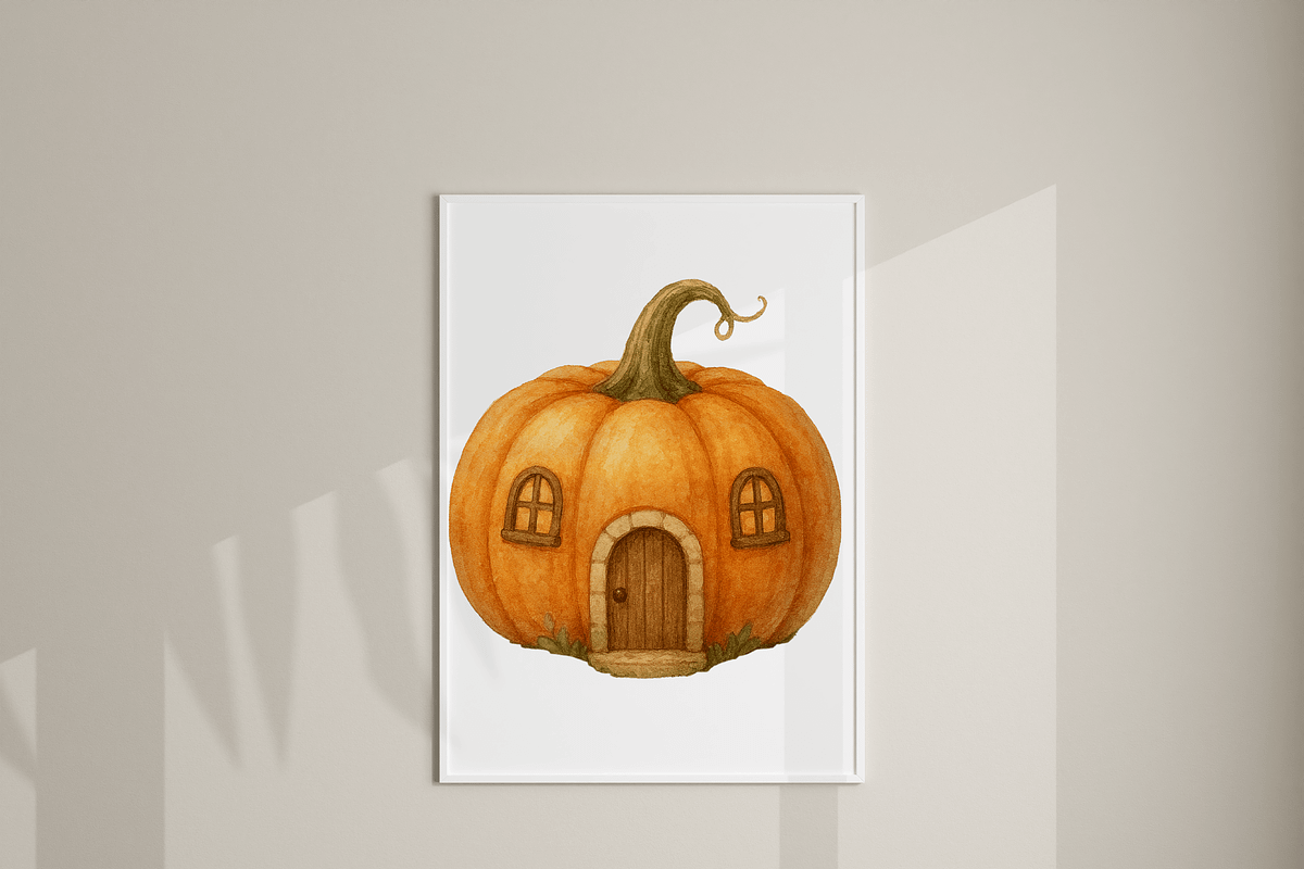 Autumn Pumpkin Clipart Set, a Decorative Illustration by Pati Charm Studio (Photo 7 of 8)