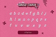 DAISY CHAIN / A Funky Display Face, a Font by Dylan Roop Design Co. (Thumbnail 5 of 10)