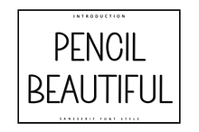 Pencil Beautiful