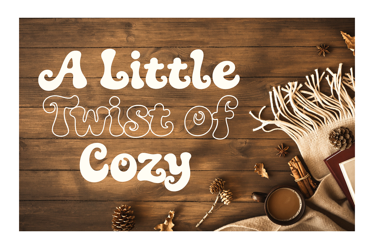 Toasty Morning Bold Groovy Font, a Handwritten Font by Ainun Jinan (Photo 2 of 9)