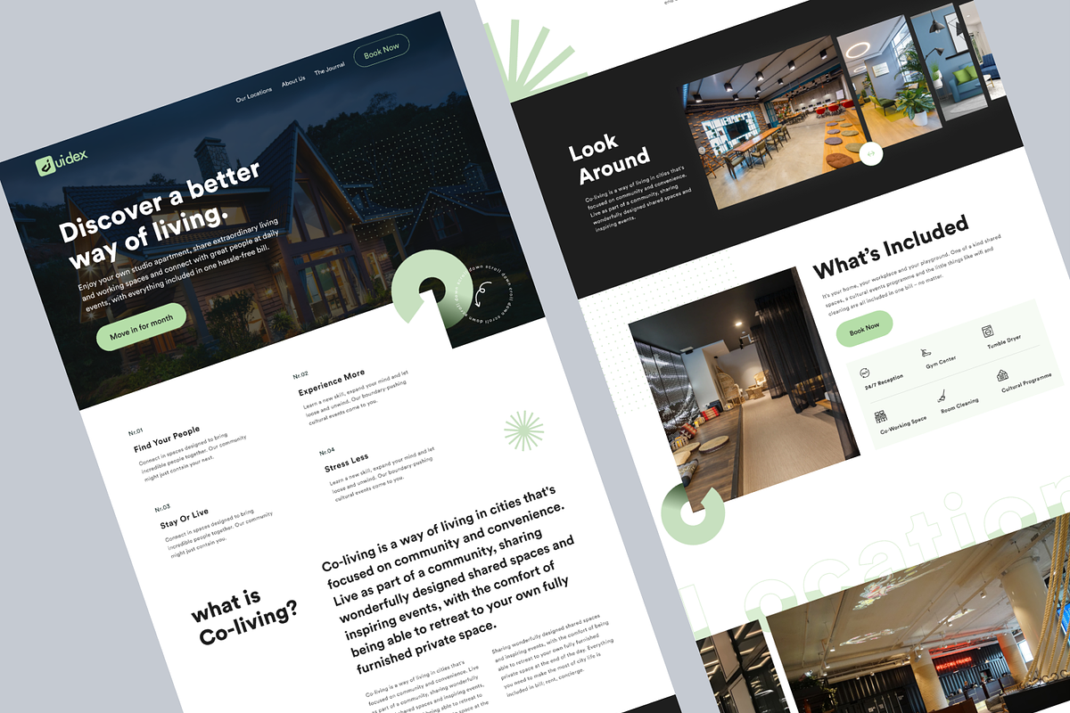 Architect Agency Landing Page, a Landing Page Template by UiDex (Photo 3 of 4)