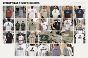 Streetwear T-shirt Mockup Pack, a Merchandise Mockup by Motion-Box (Thumbnail 3 of 4)