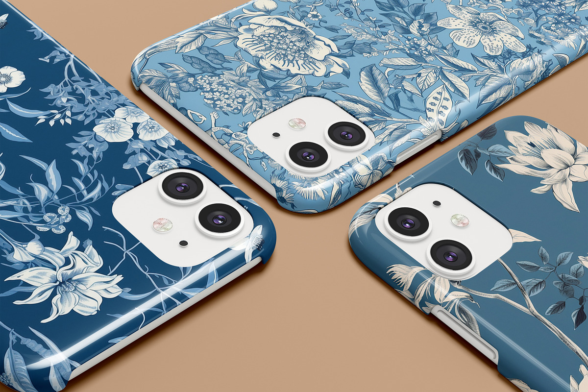 Chinoiserie Botanical Patterns, a Pattern Graphic by Ninterints (Photo 6 of 10)