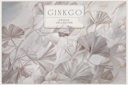 Fresco collection Ginkgo, a Wallpaper Graphic by Natalia0307