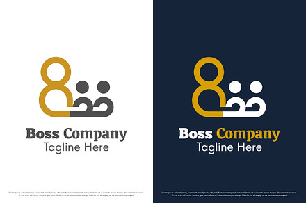 Boss Company Logo Design Template