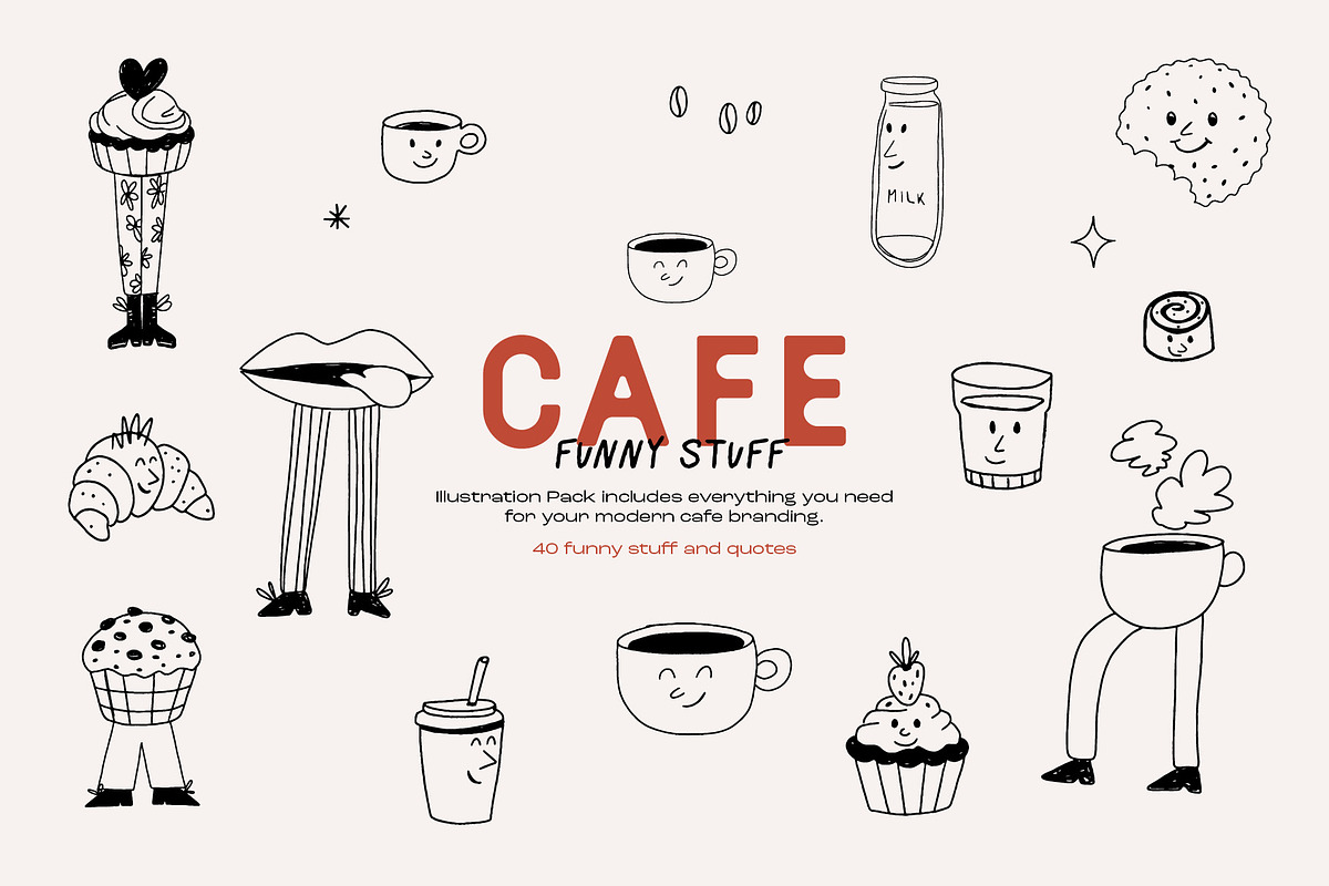 The Cafe Collection Illustrations, a Food Illustration by dicreate (Photo 4 of 13)