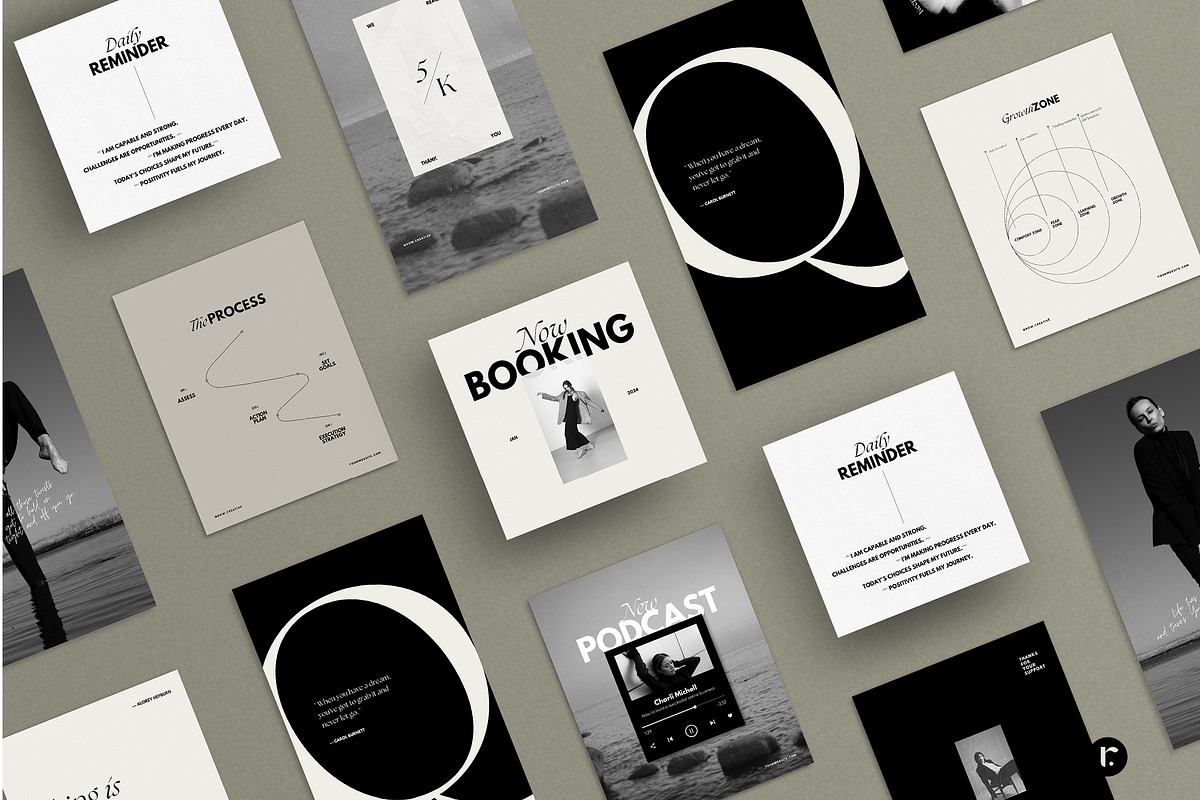 Coach Instagram Carousel & Post, a Social Media Template by Row Creative