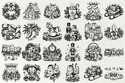Christmas Scenes SVG Graphics, a Seasonal Illustration by DENIDigitalArtSudio (Thumbnail 3 of 8)