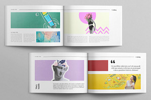 Artful Catalog Layout Landscape