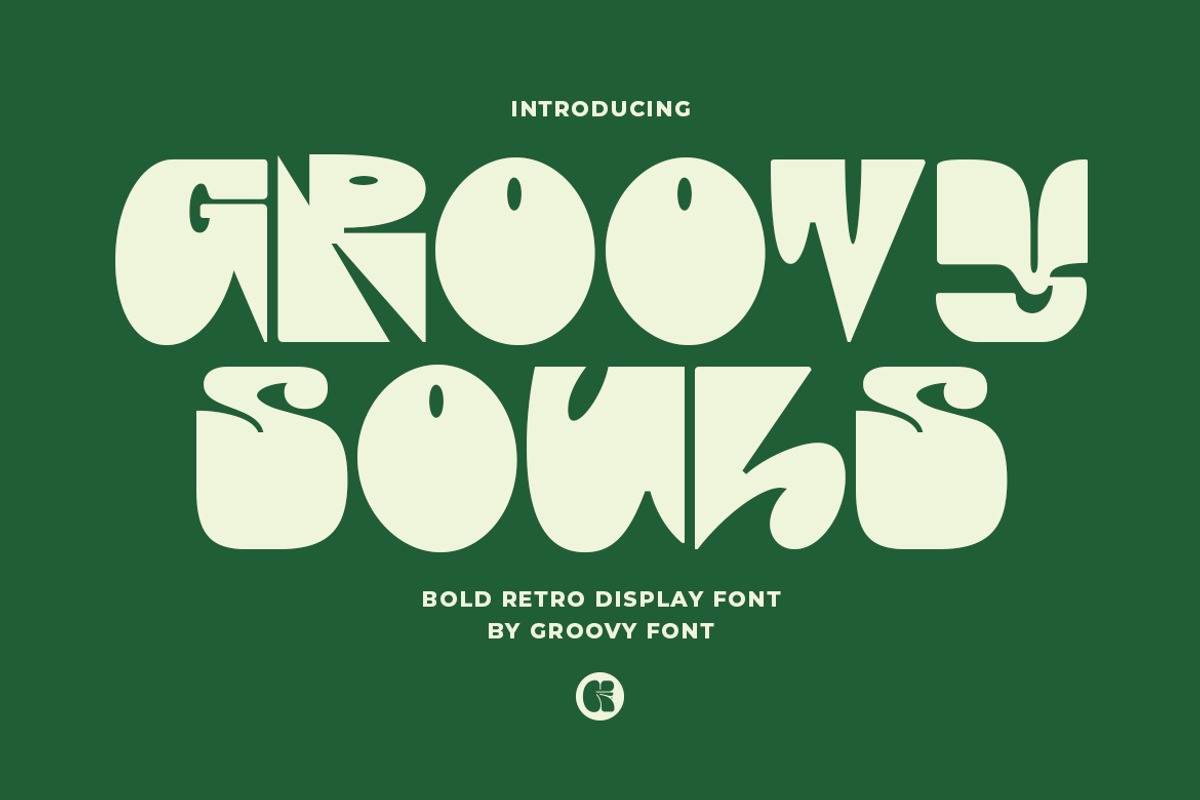 Groovy Souls - Retro Display Font, a Font by GroovyFontCo (Photo 1 of 7)