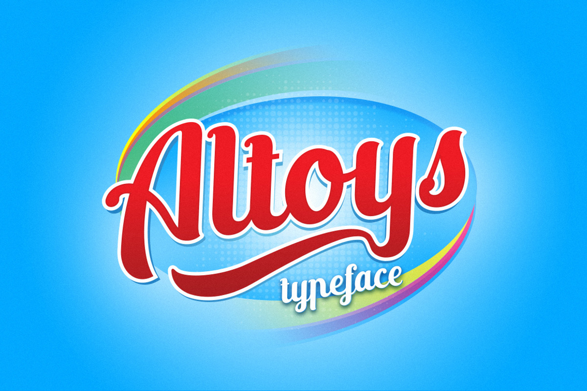 Altoys Typeface preview 2