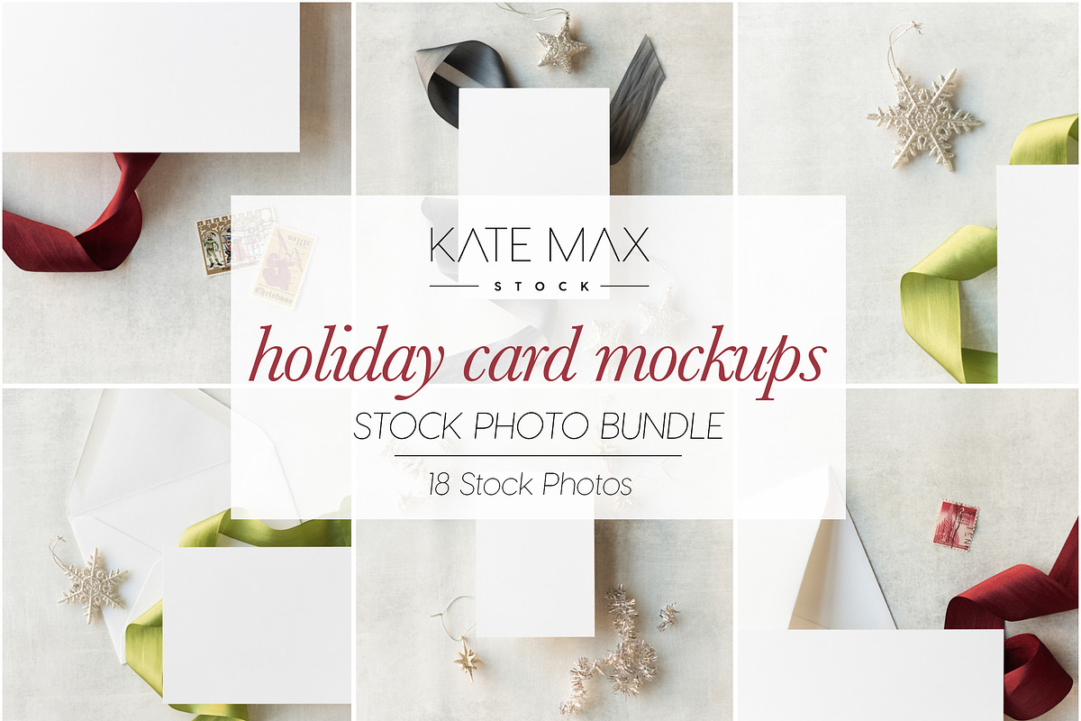 Holiday Card Mockups Stock Photo Bun, a Mockup by Styled Stock House (Photo 1 of 3)