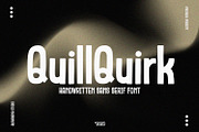 QuillQuirk - Sans Serif Font, a Sans Serif Font by Alpaprana (Thumbnail 1 of 11)