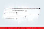 Handmade Arrow Illustrator Brushes, a Brush Add-On by Abbie May (Thumbnail 3 of 5)