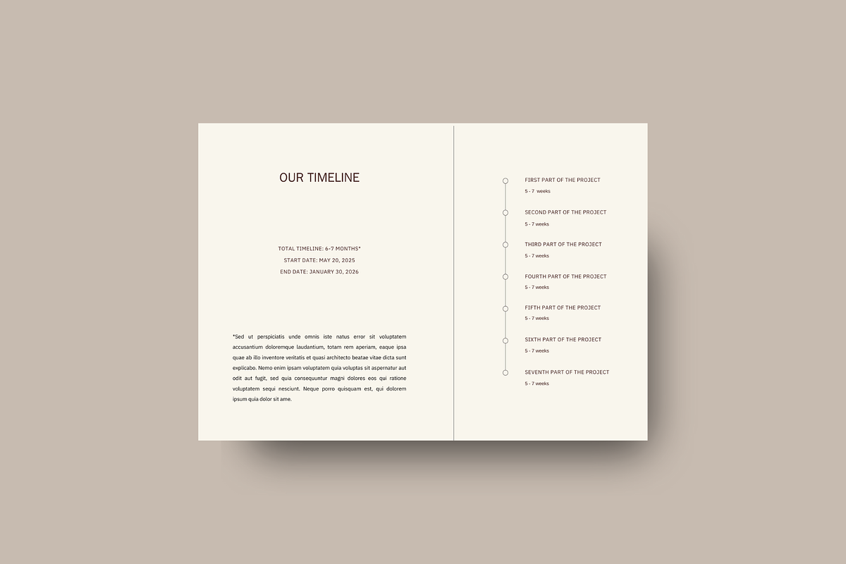 Modern Project Proposal Template, a Presentation Template by Brand & Bloom (Photo 6 of 15)