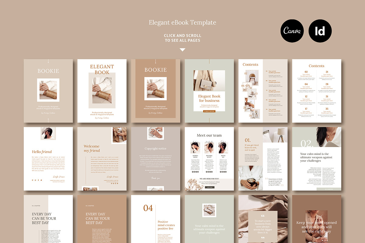 4 in 1 Course Creator Super Bundle E, a Magazine Template by Mirazz (Photo 26 of 48)