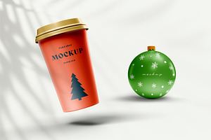 Christmas Ball Mockup