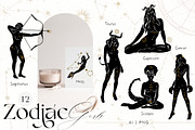 Zodiac Celestial Constellations Set, an Illustration by NassyArt (Thumbnail 7 of 12)