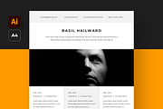 Resume With Big Profile Photo, a Resume Template by Filip Studio (Thumbnail 2 of 4)