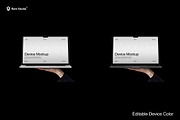 Hand Holding Device Mockup, an iPad Mockup by RamStudio2 (Thumbnail 4 of 10)