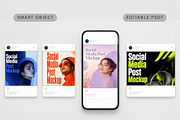Instagram Social Media Post Mockup, a Social Media Template by studiogstock (Thumbnail 1 of 2)