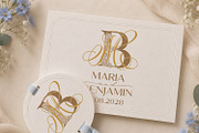 MB BM Wedding Monogram Logo, a Branding & Logo Template by LogoAV (Thumbnail 2 of 6)