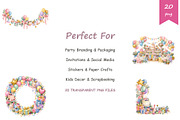 Watercolor Birthday Party Clipart, a Decorative Illustration by BerryPieArt (Thumbnail 4 of 4)
