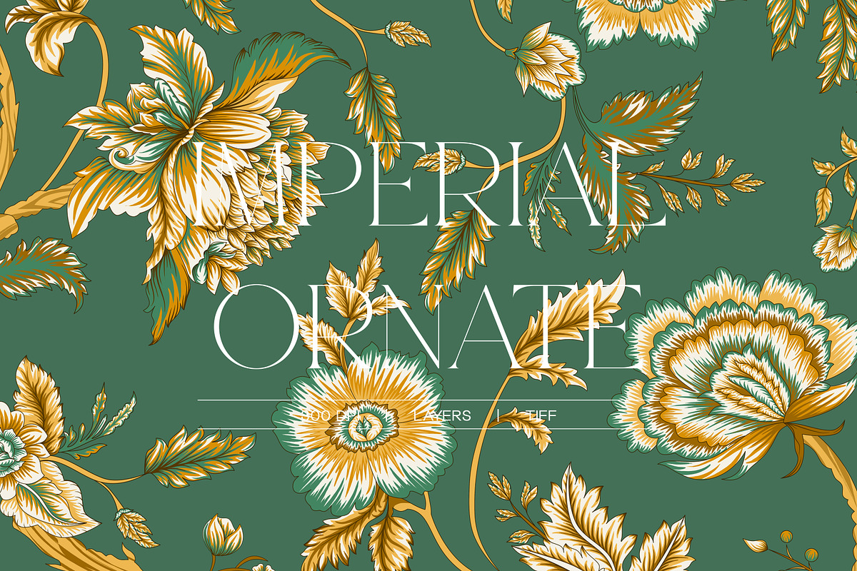 Imperial Ornate Luxury Prints, a Pattern Graphic by LEAFure (Photo 1 of 11)