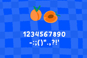Tasty Apricots - handdrawn cute font, a Handwritten Font by Ashiya Pixel (Thumbnail 8 of 12)