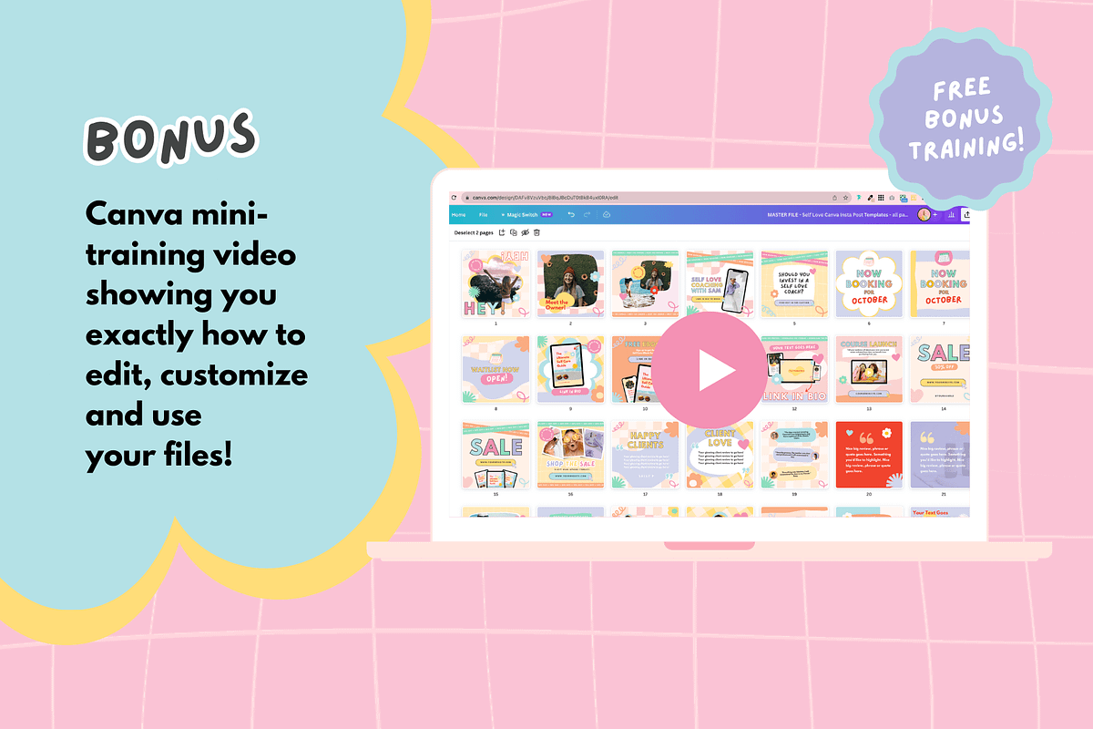 Colorful Instagram Post Template, a Social Media Template by Kurly Creative (Photo 10 of 11)