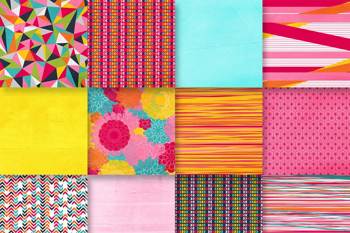 Background Paper Kit 28, a Pattern Graphic by Mod Paperie (Photo 2 of 2)