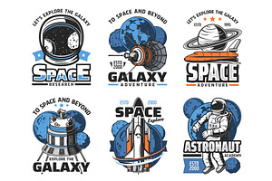 Space Adventure, Galaxy Icons