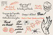 Hand Drawn Spooky Halloween Clipart, an Outline Icon by Baleee (Thumbnail 5 of 5)