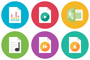 75 Filetype Flat Icon Set, an Icon by VectorCam (Thumbnail 2 of 5)