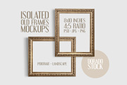 Isolated Frame. Portrait+Landscape, a Print Template by Dorado Stock (Thumbnail 1 of 8)