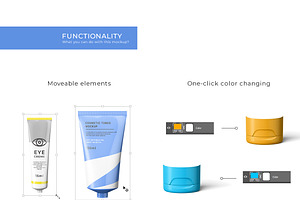 Cosmetic Tubes Mockup