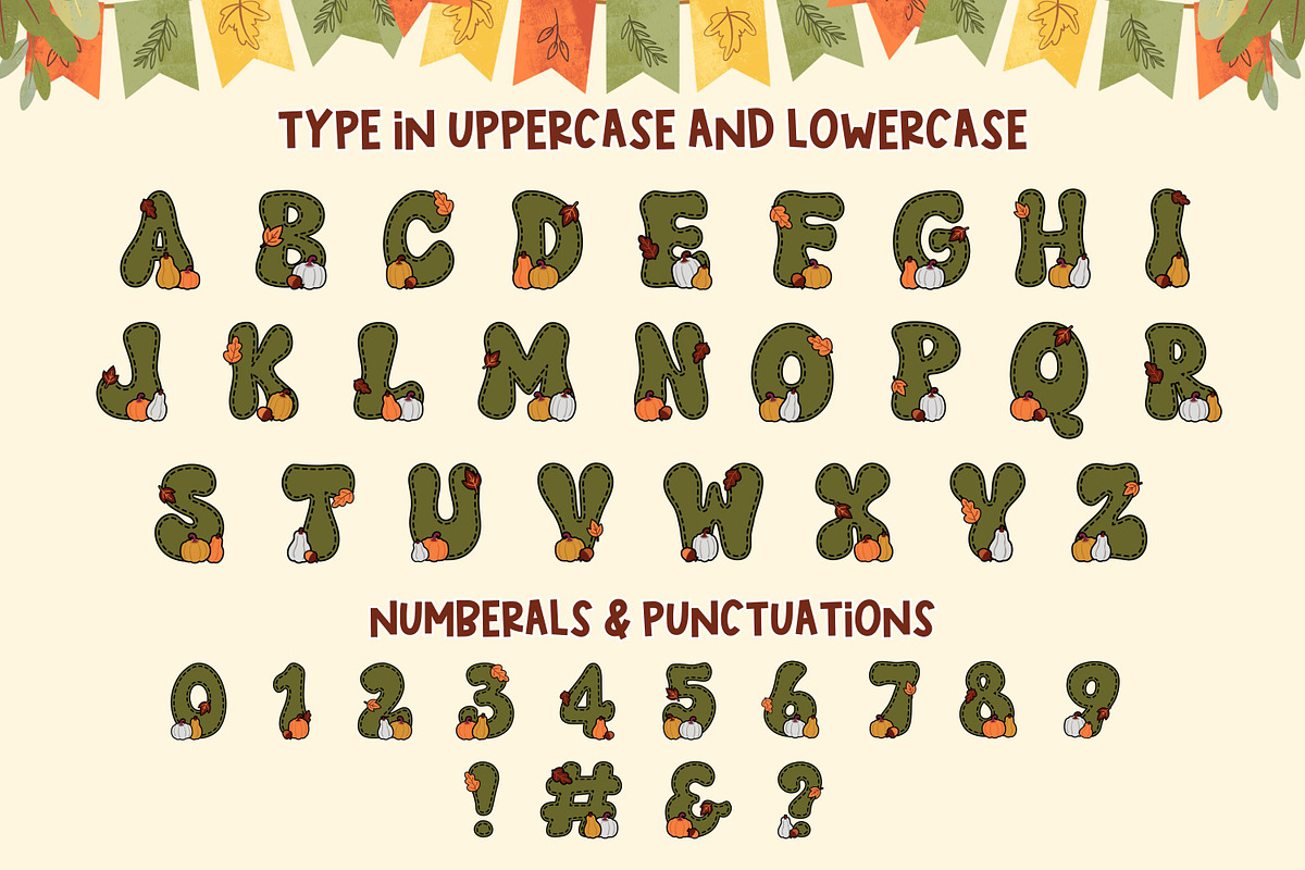Retro Thanksgiving - Color Fonts, a Font by Adalin Shop (Photo 7 of 9)