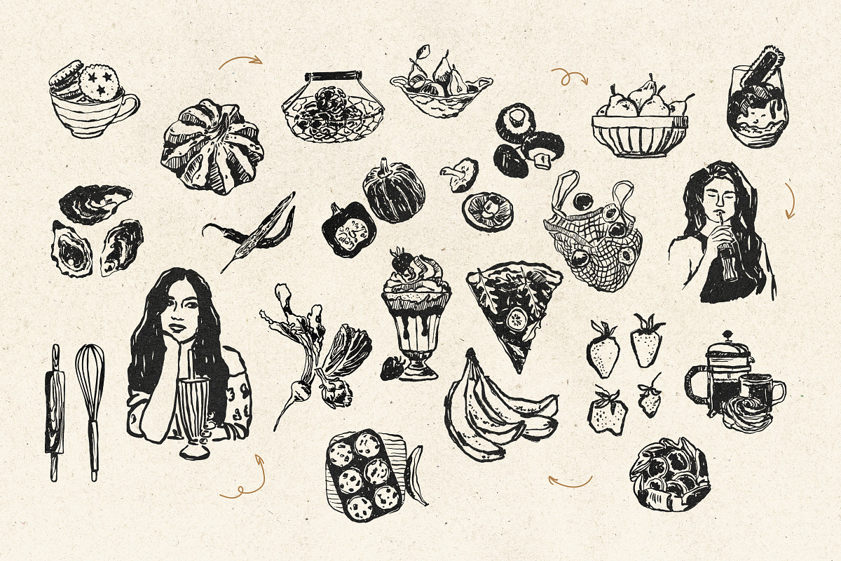 Food and Drinks Illustrations Part 2, a Food Illustration by iStar Design (Photo 10 of 15)