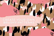 Paint Brush Strokes, Shapes & Dots, an Object Graphic by Ramona Schratt (Thumbnail 2 of 6)
