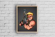 Super Soldier, a Person Illustration by TSV Art Collective (Thumbnail 3 of 3)