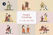 People Traveling Illustration, a Person Illustration by Jump Studio (Thumbnail 1 of 10)