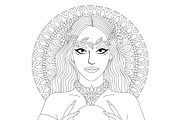 10 witches Halloween theme, an Illustration by Somjai King (Thumbnail 9 of 11)