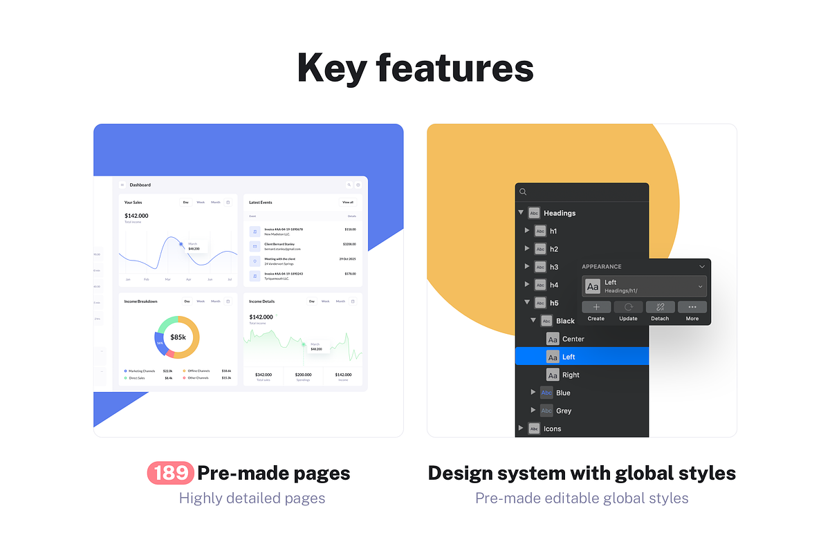 BetaCRM - SaaS Web UI Kit, an UI Kit Template by WhiteUI.Store (Photo 4 of 13)