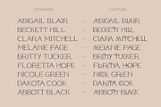 Modern ligature-rich font, a Serif Font by elvinova (Thumbnail 14 of 18)