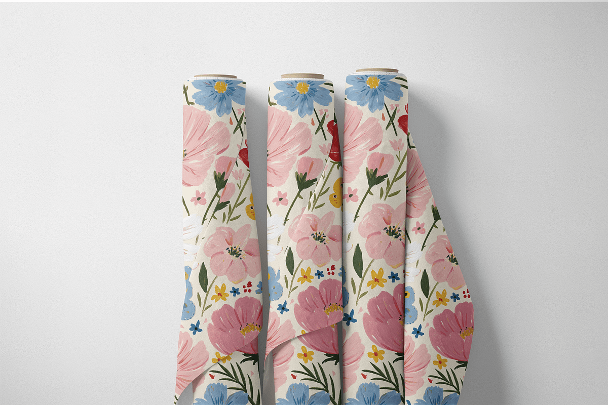 Seamless Cottage Garden Pattern, a Pattern Graphic by Pati Charm Studio (Photo 6 of 6)
