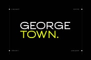 GeorgeTown Display Typeface, a Sans Serif Font by Foxtype (Thumbnail 1 of 5)