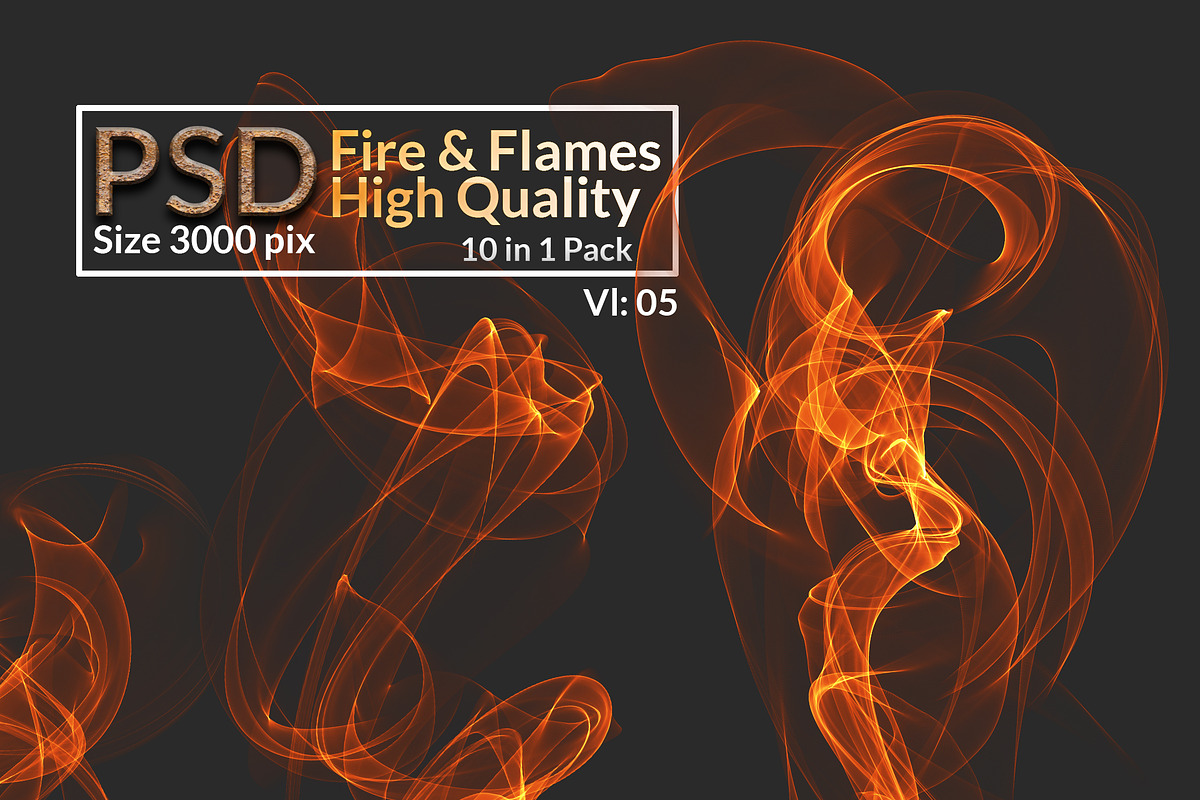 Fire & Smoke PNG Stock Bundle preview 7