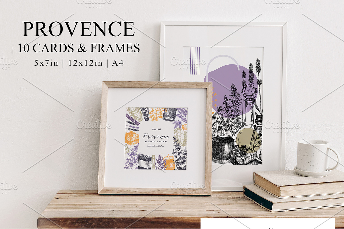 Herbs of Provence Collages & Vectors, a Healthcare Illustration by Yevheniia (Photo 3 of 12)