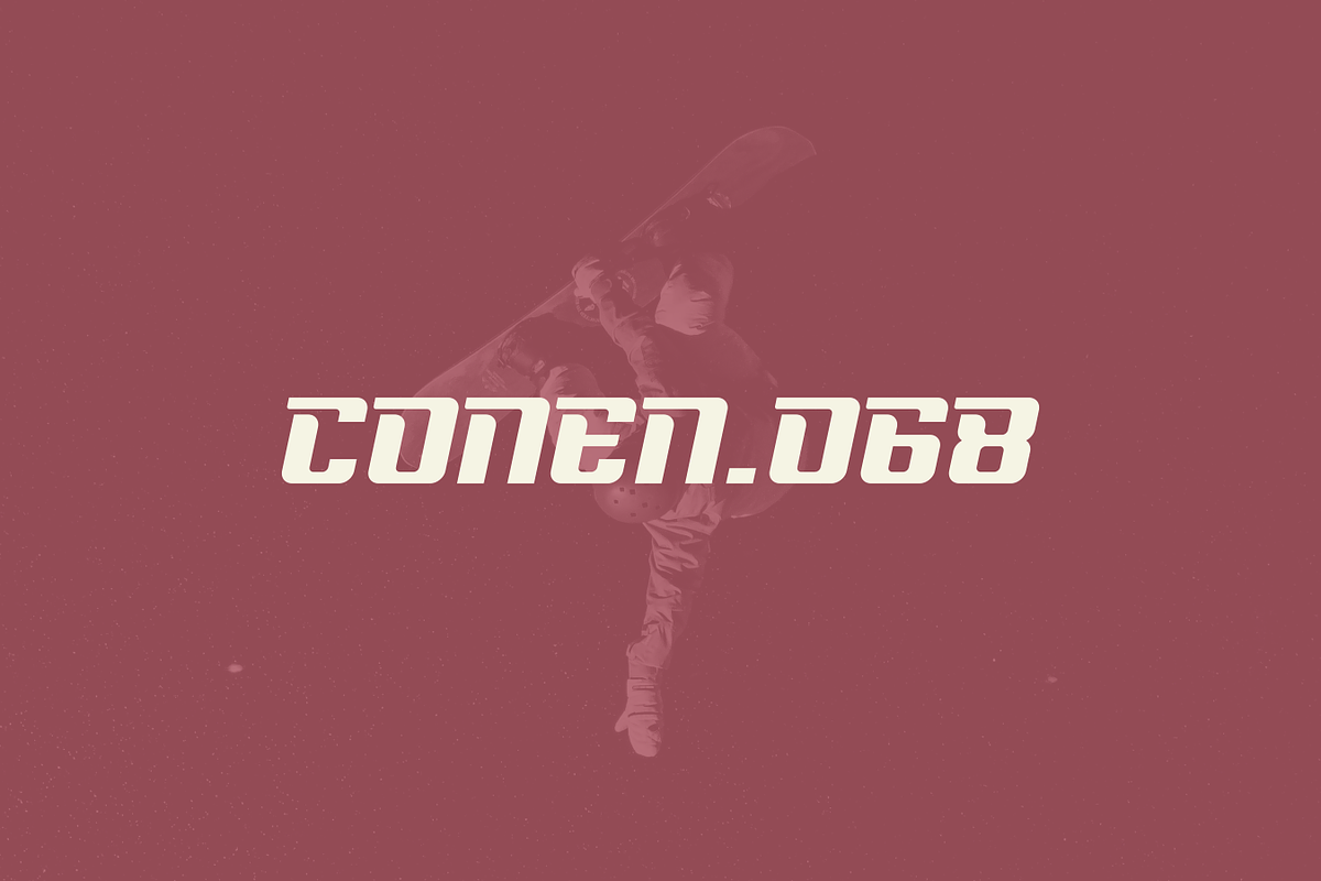Geroca - Modern Sport Typeface, a Sans Serif Font by Letterna (Photo 4 of 4)